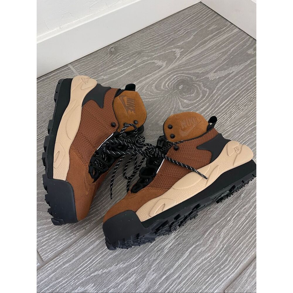NIKE X SACAI Magmascape Boots Size 6.5 Mens In Pecan NEW